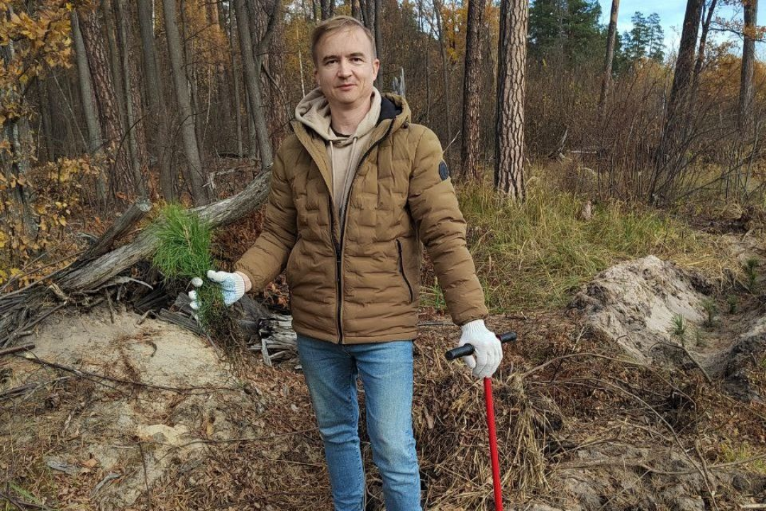 Наш коллега стал участником Всероссийской акции «Сохраним лес»