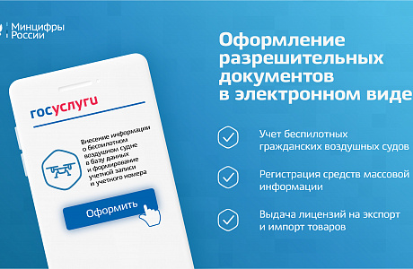 На Госуслугах стало возможно оформить разрешительные документы