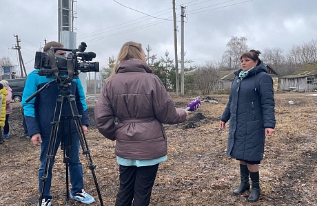 Журналисты отправились в село Липяги, чтобы узнать, как изменился быт сельчан после запуска базовой станции сотовой связи