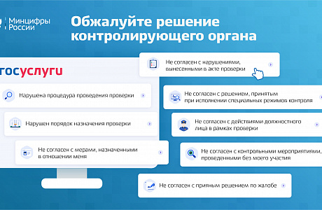 На Госуслугах возможно обжаловать решение контролирующего органа На Госуслугах возможно обжаловать решение контролирующего органа